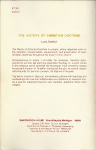 The History of Christian Doctrines
