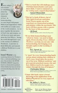 Homeschooling from a Biblical Worldview