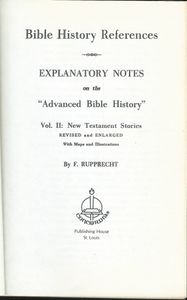 Bible History References Vol. II