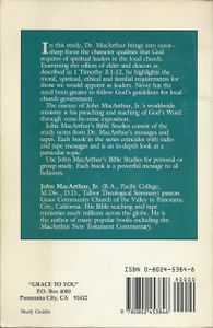 Church Leadership (1 Timothy 3:1-13)
