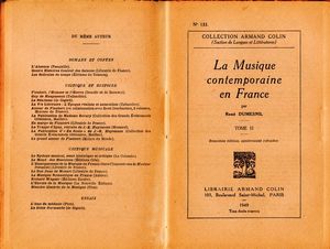 La Musique Contemporaine En France - Tome 2