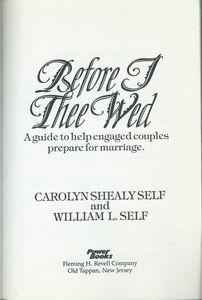 Before I Thee Wed