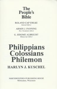 Philippians Colossians Philemon (The People's Bible)