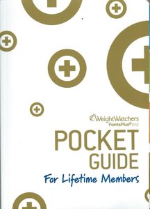 Weight Watchers PointsPlus 2012 Pocket Guide For Lifetime Members