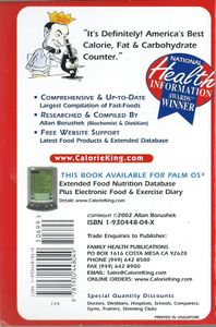 The Doctor's Pocket Calorie Fat & Carbohydrate Counter