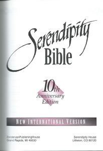 Serendipity Bible (New International Version)