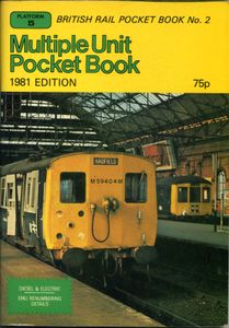 Multiple Unit Pocket Book. 1981 Edition