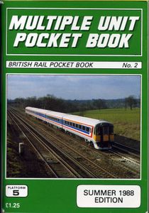 Multiple Unit Pocket Book. Summer 1988 Edition