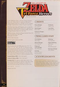 The Legend of Zelda: Tri Force Heroes Collector's Edition Strategy Guide