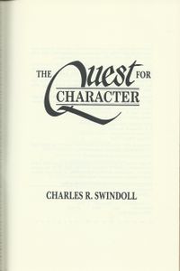 The Quest for Character