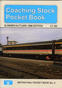 Coaching Stock Pocket Book. Summer/Autumn 1986 Edition