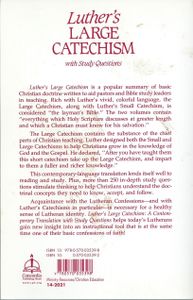 Luther's Large Catechism with Study Questions