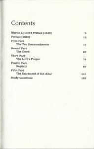 Luther's Large Catechism with Study Questions