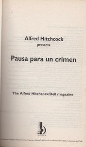 Alfred Hitchcock Presenta: Pausa Para Un Crimen