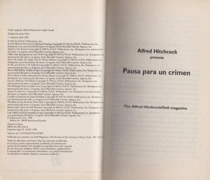 Alfred Hitchcock Presenta: Pausa Para Un Crimen