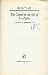 The Church in an Age of Revolution