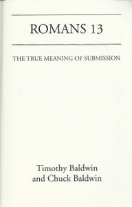 Romans 13: The True Meaning Of Submission