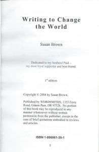 Writing to Change the World