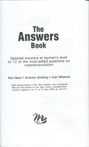 The Answers Book
