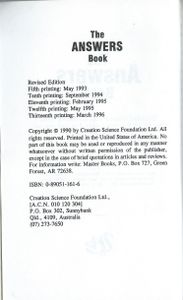 The Answers Book