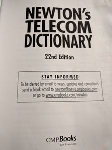 Newton's Telecom Dictionary