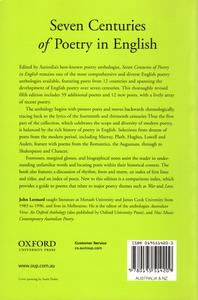 Seven Centuries of Poetry in English