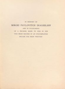 The Russian Ballet 1921-1929