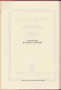 World's Great Adventure Stories