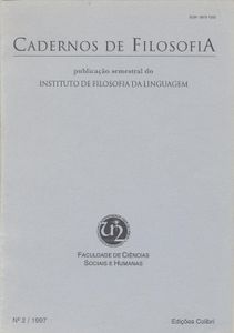 Cadernos De Filosofia Nº2/1997