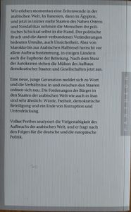 Der Aufstand. Die Arabische Revolution Und Ihre Folgen.