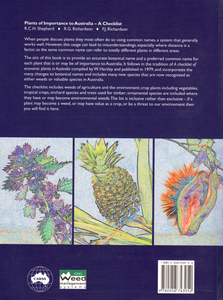 Plants of Importance to Australia - A Checklist