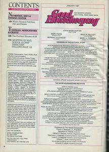 Good Housekeeping (January 1987)