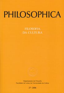 Philosophica Nº27/2006 Filosofia Da Cultura
