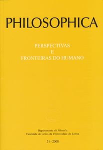 Philosophica Nº31/2008 Perspectivas E Fronteiras Do Humano