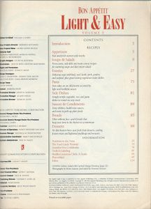 Bon Appétit Light & Easy Volume 5