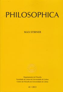 Philosophica Nº41/2013 Max Stirner