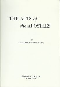 The Acts Of The Apostles