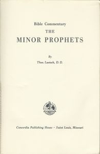 (Bible Commentary) The Minor Prophets