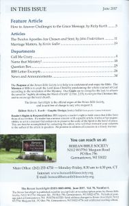 The Berean Searchlight (June 2017)