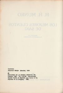 Los Mejores Cuentos De Saki