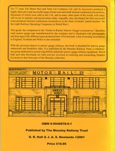 A Guide to Simplex Narrow Gauge Locomotives