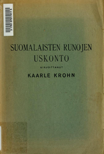 Suomalaisten runojen uskonto