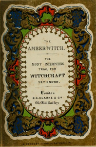 The Amber Witch; The Most Interesting Trial for Witchcraft Ever Known.