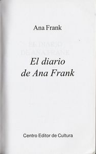 El Diario De Ana Frank