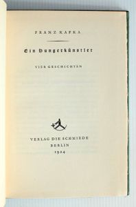 Ein Hungerkünstler. Vier Geschichten.