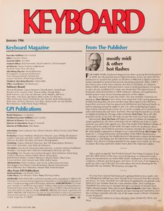 Keyboard (1986/01)