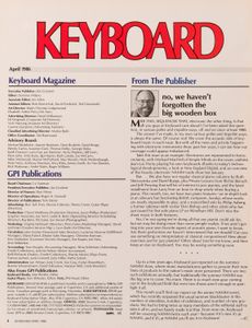 Keyboard (1986/04)