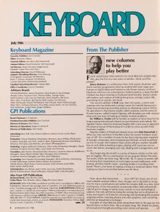 Keyboard (1986/07)