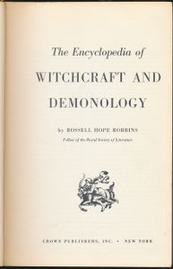 The Encyclopedia of Witchcraft and Demonology