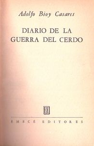 Diario De La Guerra Del Cerdo
